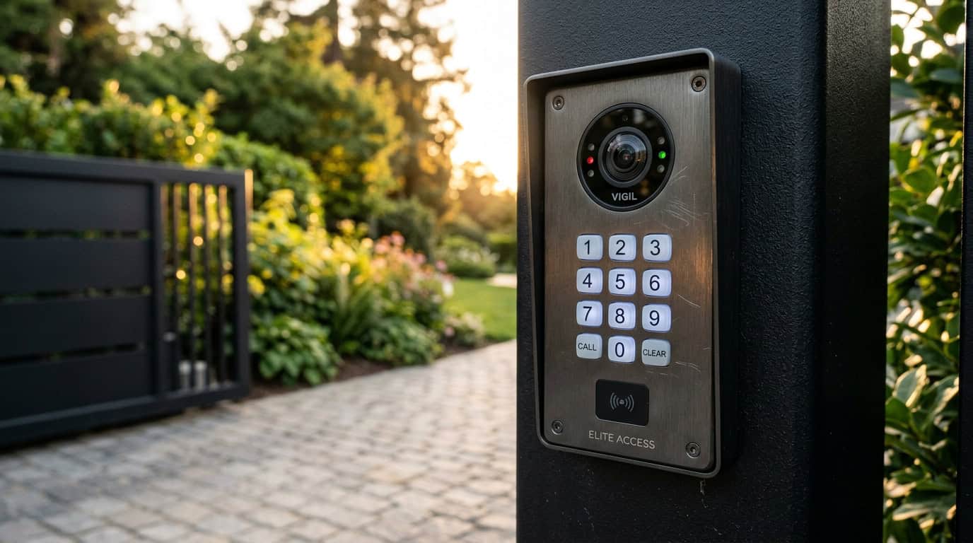 Modern controlled gate entry